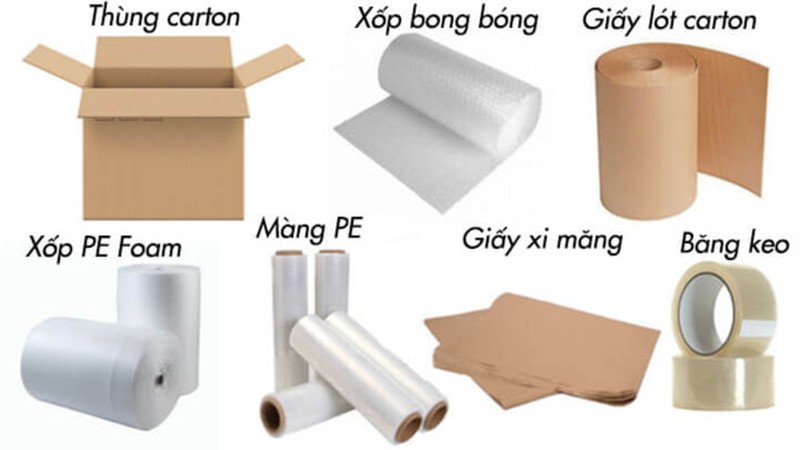 Nguyên vật liệu đóng gói