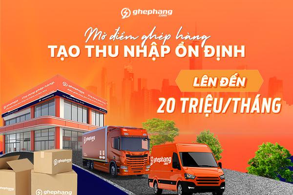Cơ hội khai thác mặt bằng nhàn rỗi: Biến không gian trống thành điểm giao nhận hàng Ghép Hàng!