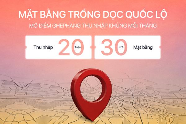 MẶT BẰNG TRỐNG DỌC QUỐC LỘ – CƠ HỘI KIẾM 20 TRIỆU/THÁNG TỪ GHÉP HÀNG