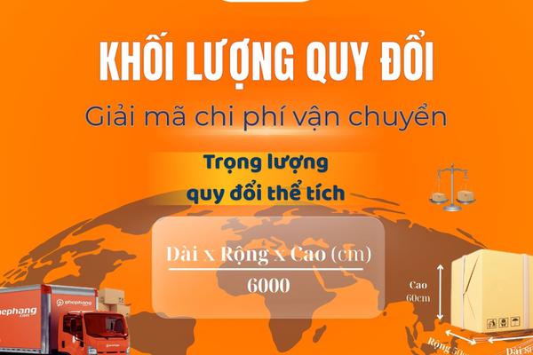 Khối Lượng Quy Đổi Là Gì? Tại Sao Hàng Nhẹ Mà Phí Ship Vẫn Cao?