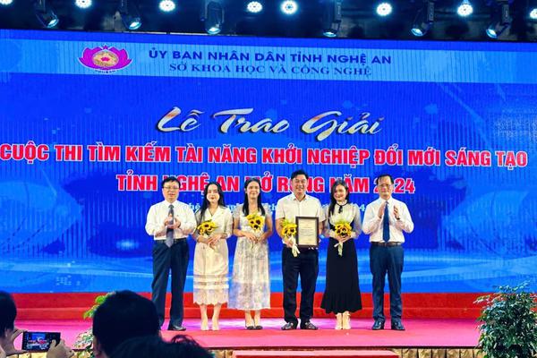 Ghephang.com vinh dự đạt giải nhất cuộc thi tìm kiếm tài năng khởi nghiệp đổi mới sáng tạo tỉnh Nghệ An mở rộng 2024